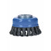 Bosch WBX328 3" Cup Brush, Knotted, Carbon Steel, X-Lock, 5 Pack - 2