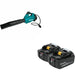 Makita CBU01Z 36V Brushless Blower, Connector Cable, Tool Only W/ BL1850B-2 5.0Ah Battery, 2