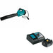 Makita CBU01Z Blower, Connector W/ BL1850BDC1 18V LXT Li-Ion Battery and Charger Starter Pack