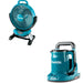 Makita CF002GZ 40V max XGT Cordless 13" Fan (Tool Only) W/ GTK01Z 40V max XGT Hot Water Kettle