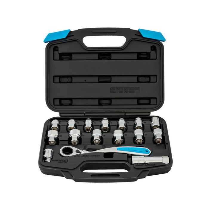 Channellock 39100 16pc Ultra Acress Socket Set, Uni-fit, Pass-Thru - 2