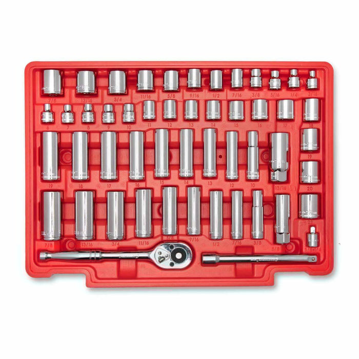 Crescent CTK229C 229 Piece 1/4", 3/8", 1/2" Mechanics Hand Tool Set with 3 Drawer Storage Case - 5