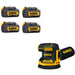 DeWalt DCB200-4 20V MAX Battery Pack 3.0 Ah (4-Pack) W/ DCW210B 20V MAX Sander