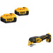 DeWalt DCB204-2 Battery Kit W/ FREE DCS356B Oscillating Multi-Tool