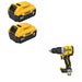 DeWalt DCB205-2 Battery 2-Pack Kit W/ FREE DCD806B Hammer Drill
