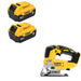 DeWalt DCB205-2 5Ah Battery 2-Pack Kit W/ FREE DCS334B Jig Saw