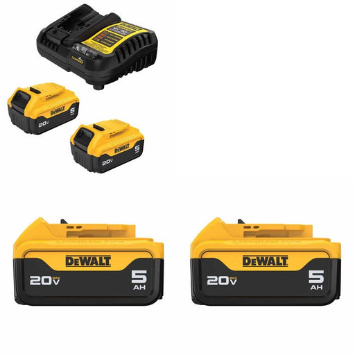 DeWalt DCB205-2C 20V MAX 5Ah Battery Kit W/ FREE DCB205 5.0Ah Battery, 2 Pack