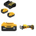 DeWalt DCB205-2C Battery Kit W/ FREE DCB205 Battery and FREE DCE555B Cut-Out Tool