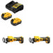 DeWalt DCB205-2C 20V MAX 5Ah Battery Kit W/ FREE DCE555B Drywall Tool, 2 Pack