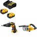 DeWalt DCB205-2C 20V Max Starter Kit W/ DCF630B 20V Screwgun & 20V Vacuum, Bare