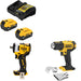 DeWalt DCB205-2C 20V Max Starter Kit W/ DCF911B 20V Impact Wrench & Heat Gun