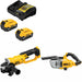 DeWalt DCB205-2C 20V MAX Starter Kit W/ DCG412B 20V Cut-Off Tool & Vacuum, Bare