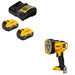 DeWalt DCB205-2C 20V MAX 5Ah Battery Kit W/ FREE DCL043 LED Spotlight
