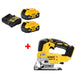 DeWalt DCB205-2C 20V MAX XR 5Ah Starter Kit W/ FREE DCS334B 20V MAX XR Jig Saw