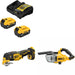 DeWalt DCB205-2C 20V Max Starter Kit W/ DCS356B 20V Multi-Tool & Vacuum, Bare