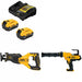 DeWalt DCB205-2C Battery Kit W/ FREE DCS382B Recip Saw and FREE DCE560B Caulk Gun