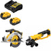 DeWalt DCB205-2C 20V MAX Starter Kit W/ DCS565B 20V Circ Saw & Cut-Off Tool