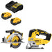 DeWalt DCB205-2C Battery Kit W/ FREE DCS565B 6-1/2" Saw and FREE DCS334B Jig Saw
