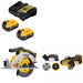 DeWalt DCB205-2C 5Ah Battery Kit W/ FREE DCS565B 6-1/2" Saw and FREE DCS438B 3" Cut-Off