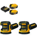 DeWalt DCB205-2C 20V MAX XR 5Ah Starter Kit W/ FREE DCW210B 20V MAX Sander-2Pk