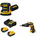 DeWalt DCB205-2C Battery Kit W/ FREE Sander and FREE Screwgun