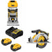 DeWalt DCB205-2C Battery Kit W/ FREE DCW600B Router and FREE DCS565B Saw