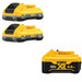DeWalt DCB2104-2 20V MAX 4Ah Battery, 2 Pack W/ FREE DCB206 6Ah Battery