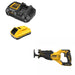 DeWalt DCB2104C Battery/Charger Kit W/ FREE DCS382B Recip Saw