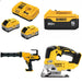 DeWalt DCB2108-2C 8Ah Starter Kit W/ FREE DCB205 Battery, DCE560 Caulk Gun and DCS334 Jig Saw