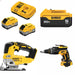 DeWalt 8Ah Battery Kit W/ FREE Battery and FREE Jig Saw and FREE Screwgun