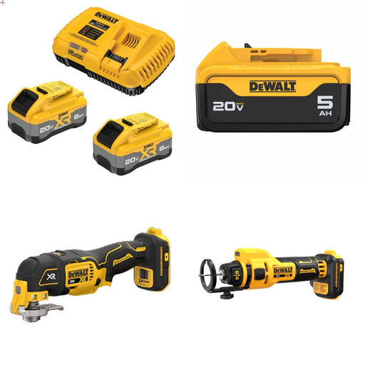 DeWalt DCB2108-2C Kit W/ FREE 5Ah Battery, FREE Multi-Tool and FREE Cutout