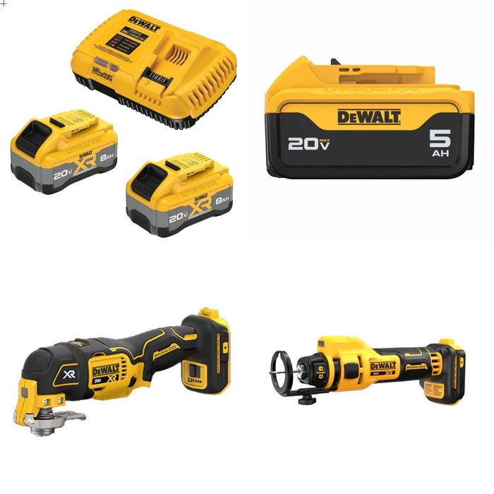DeWalt DCB2108-2C Kit W/ FREE 5Ah Battery, FREE Multi-Tool and FREE Cutout