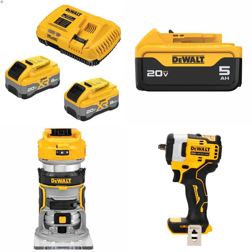 DeWalt DCB2108-2C Kit W/ FREE Battery and FREE Router and FREE Wrench
