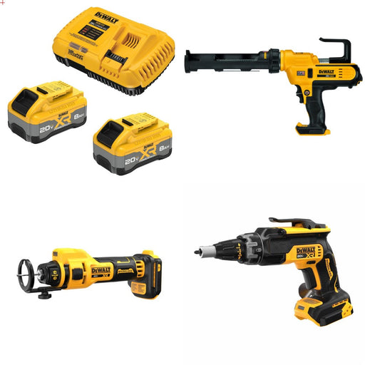 DeWalt DCB2108-2C 8Ah Kit W/ FREE DCE560B, DCE555B and DCF630B