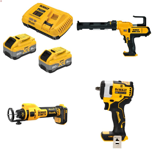 DeWalt DCB2108-2C 8Ah Kit W/ FREE DCE560B and FREE DCE555B and FREE DCF913B