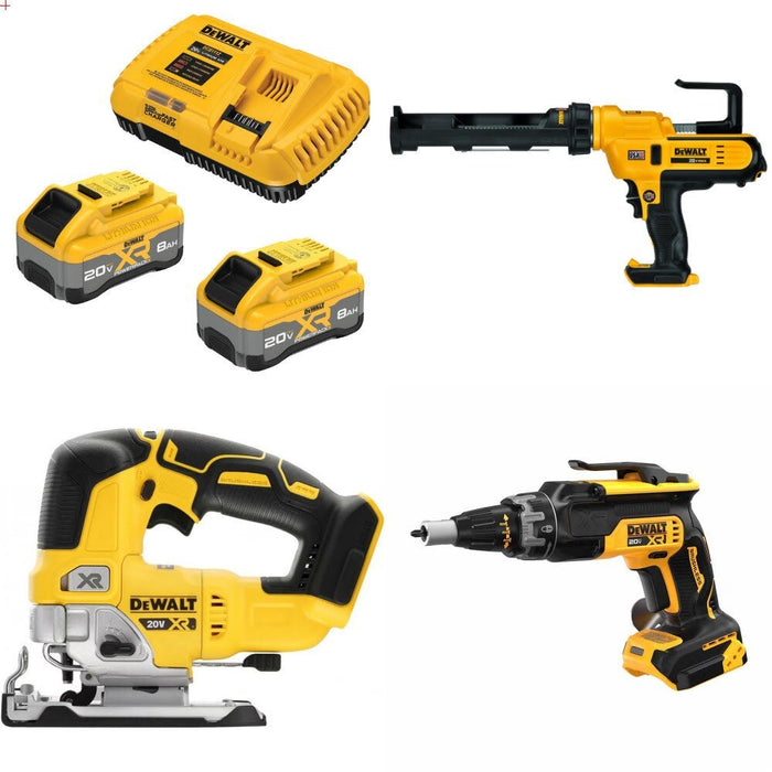 DeWalt Starter Kit 2-Pack W/ FREE DCE560B and FREE DCS334B and FREE DCF630B