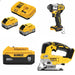 DeWalt 8Ah Kit W/ FREE Impact Driver and FREE 5Ah Battery and FREE Jig Saw