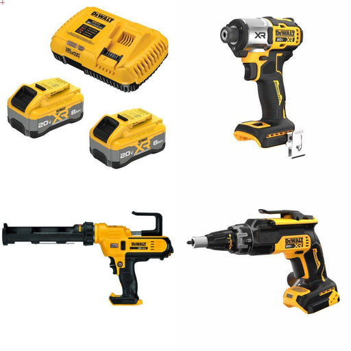 DeWalt 8Ah Battery Kit W/ FREE DCF845B and FREE DCE560B and FREE DCF630B