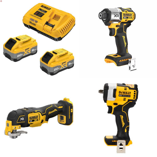 DeWalt 8Ah Kit W/ FREE Impact Driver and FREE Multi-Tool and FREE Wrench