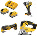 DeWalt 20V 8Ah Kit W/ FREE Impact Driver and FREE Osc Tool and FREE Jigsaw