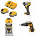 DeWalt 8Ah Starter Kit W/ FREE Impact Driver FREE Router and FREE Screwgun