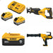 DeWalt 8Ah Kit W/ FREE Recip Saw and FREE 5Ah Battery and FREE Caulk Gun