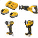 DeWalt 8Ah Battery Kit W/ FREE Recip Saw and FREE Driver and FREE Wrench