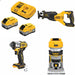 DeWalt DCB2108-2C 8Ah Kit W/ FREE Recip Saw and FREE Impact and FREE Router