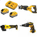 DeWalt 8Ah Kit W/ FREE Recip Saw and FREE Grinder and FREE Screwgun
