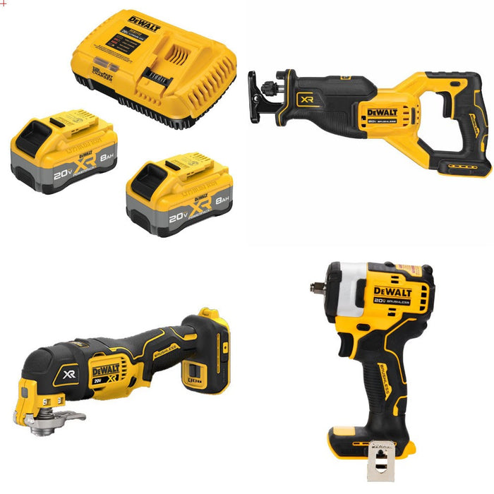 DeWalt Battery Kit W/ FREE Recip Saw, FREE Multi-Tool and FREE 3/8" Wrench