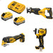 DeWalt Battery Kit W/ FREE Recip Saw, FREE Multi-Tool and FREE 3/8" Wrench