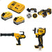 DeWalt 8Ah Kit W/ FREE Cut-Off and FREE Caulk Gun and FREE 3/8 Impact