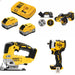 DeWalt 8Ah Kit W/ FREE Cut-Off Tool and FREE Jigsaw and FREE 3/8 Impact