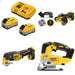 DeWalt DCB2108-2C 8Ah Starter Kit W/ FREE DCS438B Cut-Off, DCS356B Multi-Tool and DCS334B Jig Saw